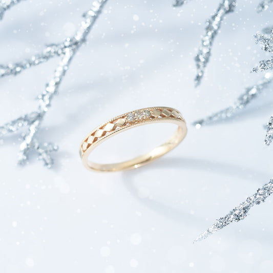 K10 ダイヤモンド デザインリング |26-6370