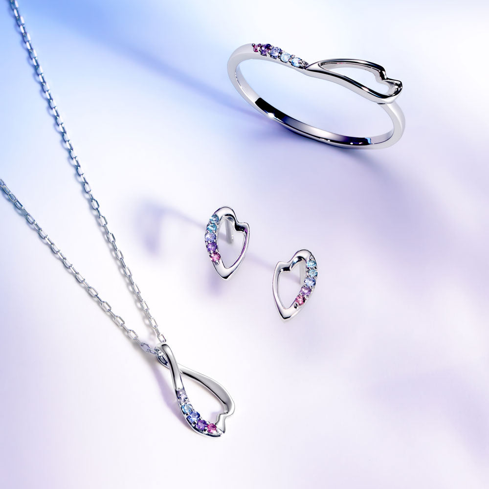 【予約商品】K10WG 夜桜 ネックレス|96ー1506