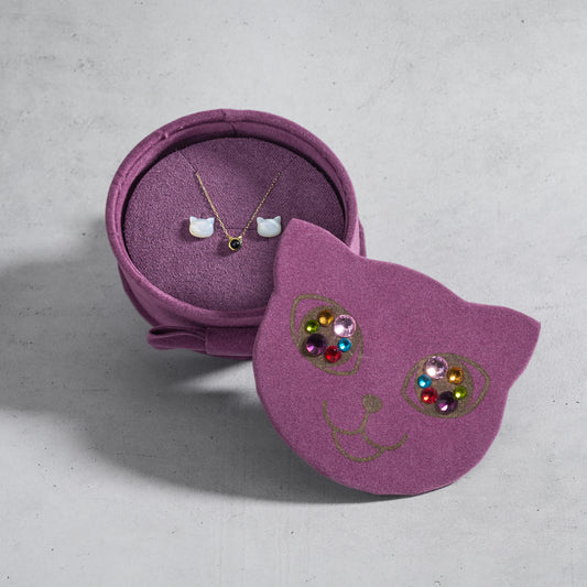 【ギフトラッピング】ネコ型ギフトボックス&ショップバッグ