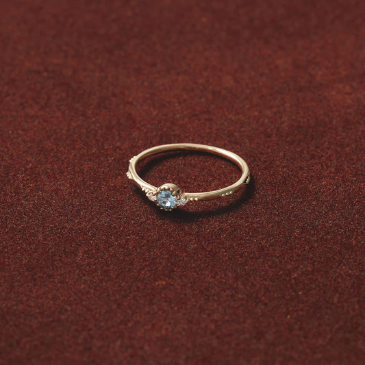 K10 グレースピネル&ダイヤモンド リング|36-3144