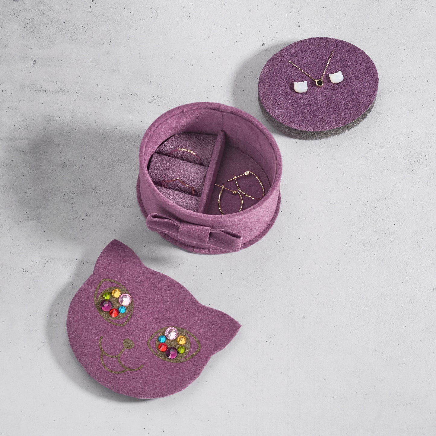 【ギフトラッピング】ネコ型ギフトボックス&ショップバッグ