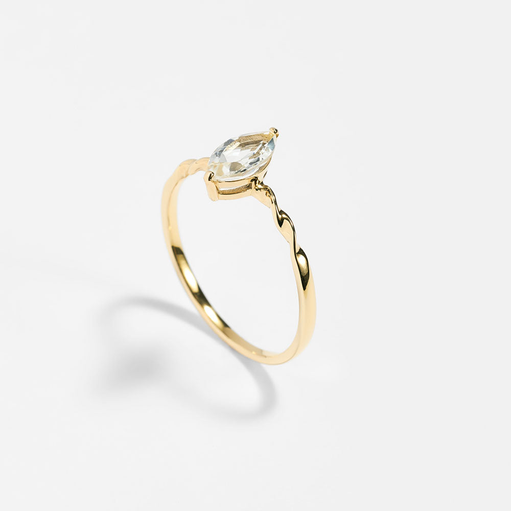 K10 ホワイトトパーズリング  |31-1939