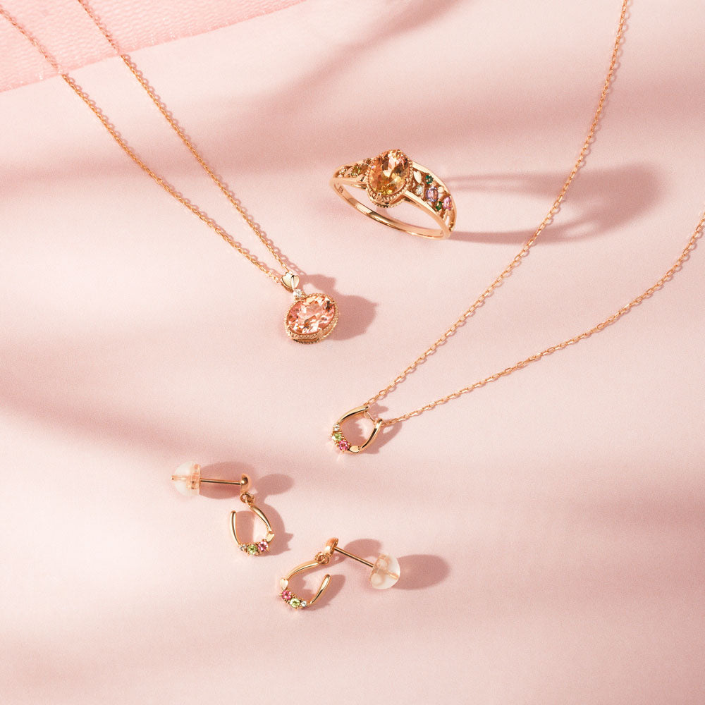 K18PG 桜 ネックレス|96ー1511