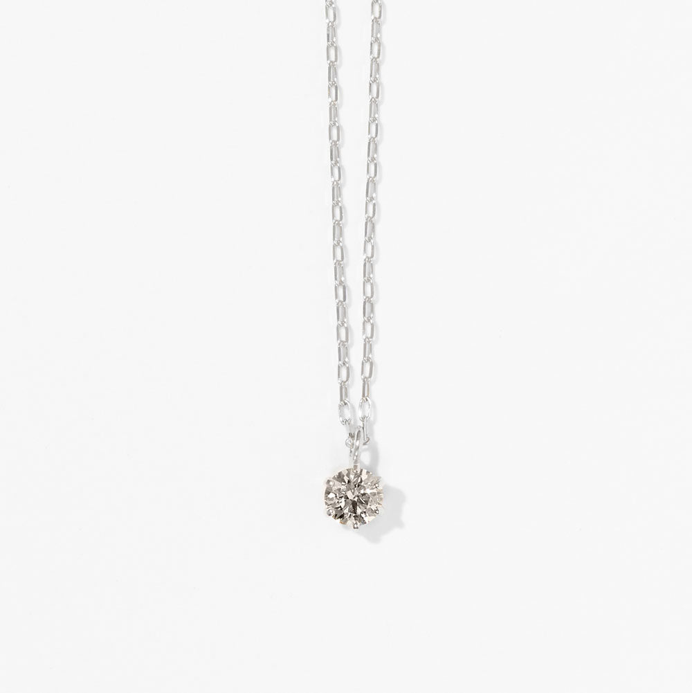 プラチナ ダイヤモンド 0.10ct ネックレス |63-7878