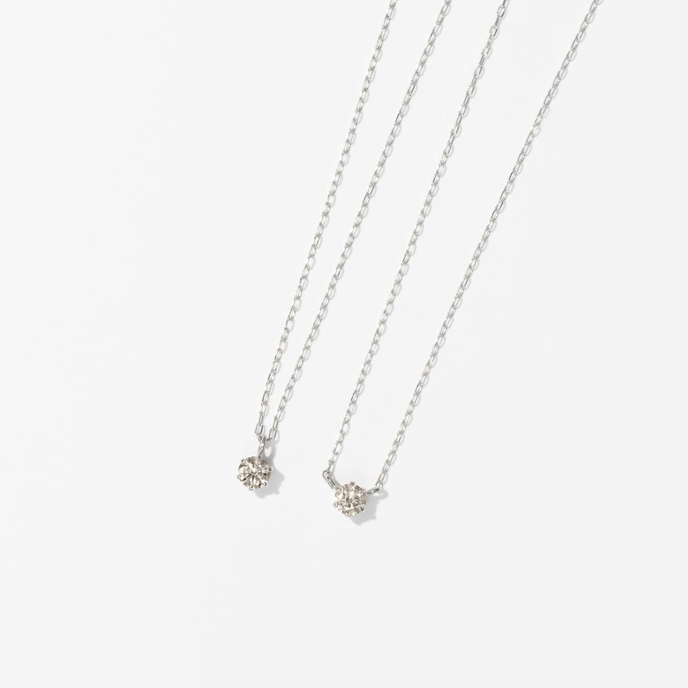 プラチナ ダイヤモンド 0.10ct ネックレス |63-7879