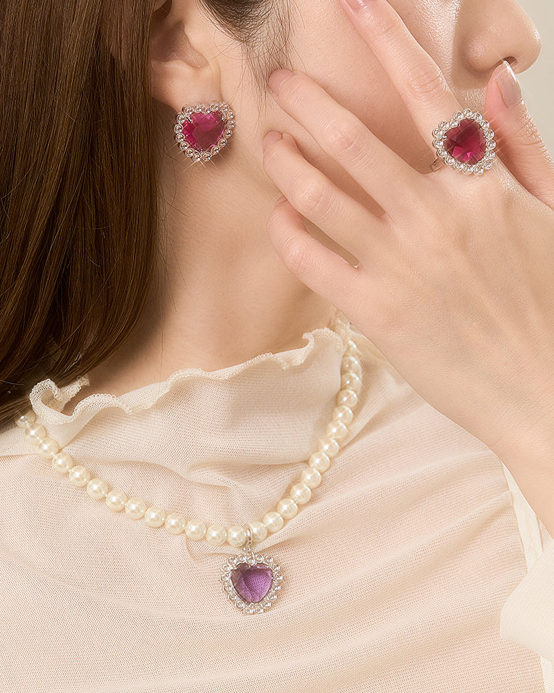【pwink】"Toy Jewelry" Big Heart Ring|20-5045-5054