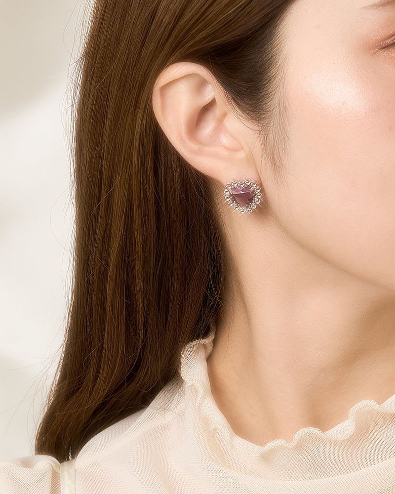 【pwink】 "Toy Jewelry" Heart Pierced Earrings|41-3144-3153