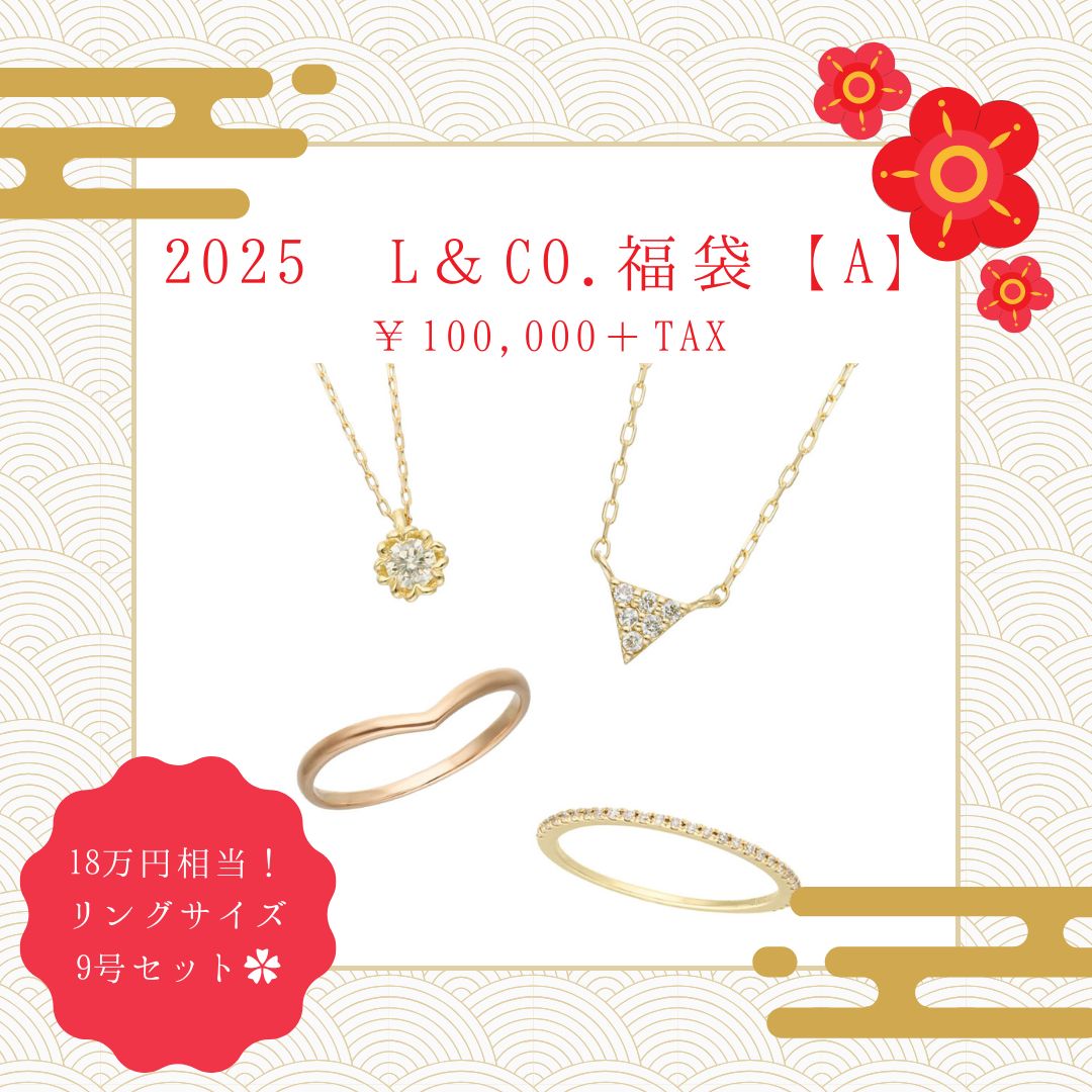 2025 L＆Co. ジュエリー福袋【A】￥100,000（リングサイズ9号セット） – L&Co.