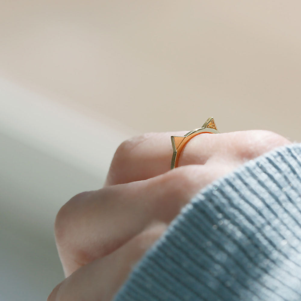 【受注生産】SV925 ネコリング|20-3704