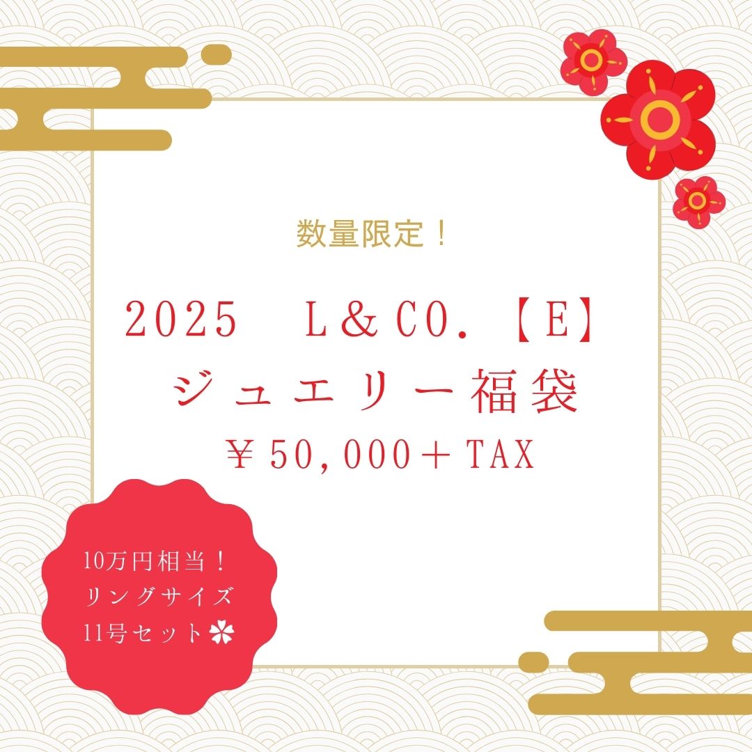 2025 L＆Co. ジュエリー福袋【E】 ￥50,000（リングサイズ11号セット） – L&Co.