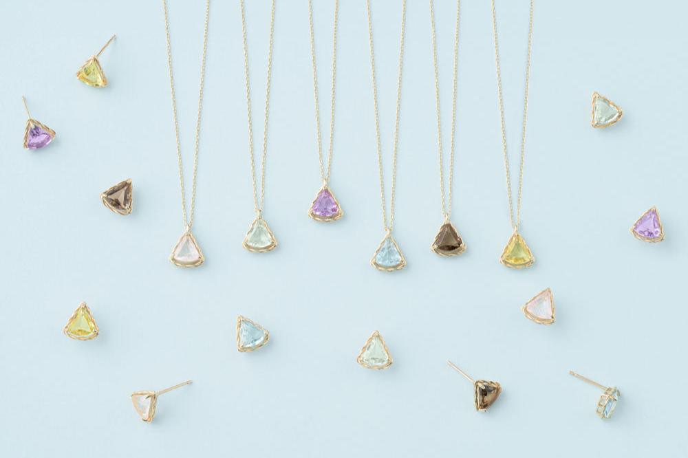 K10 カラーストーン ネックレス|63-8227-8232