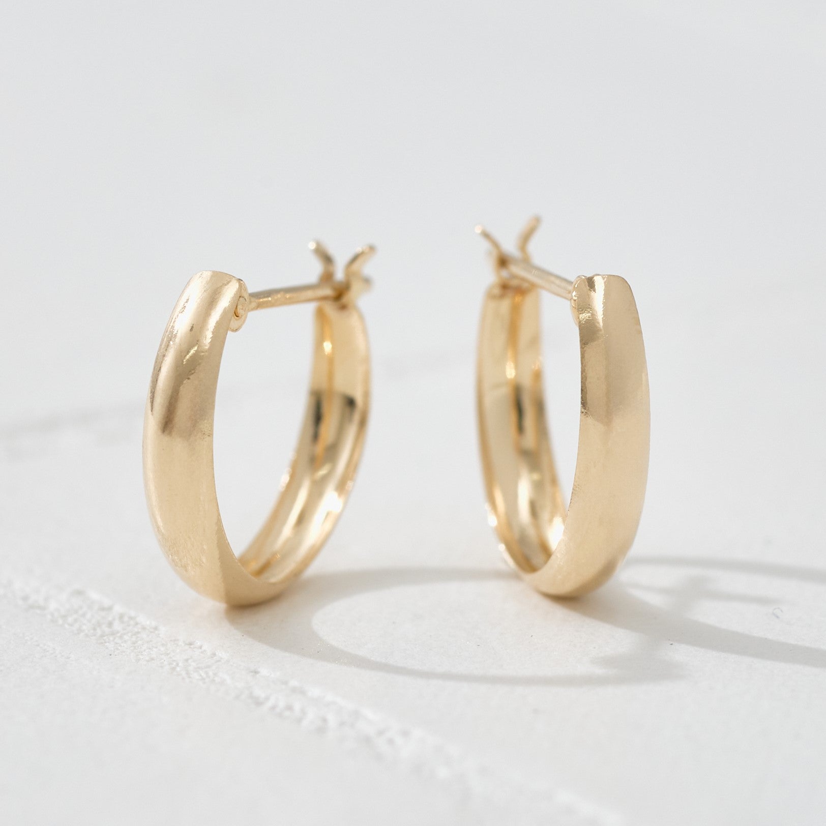 K18 月甲 フープピアス – L&Co.