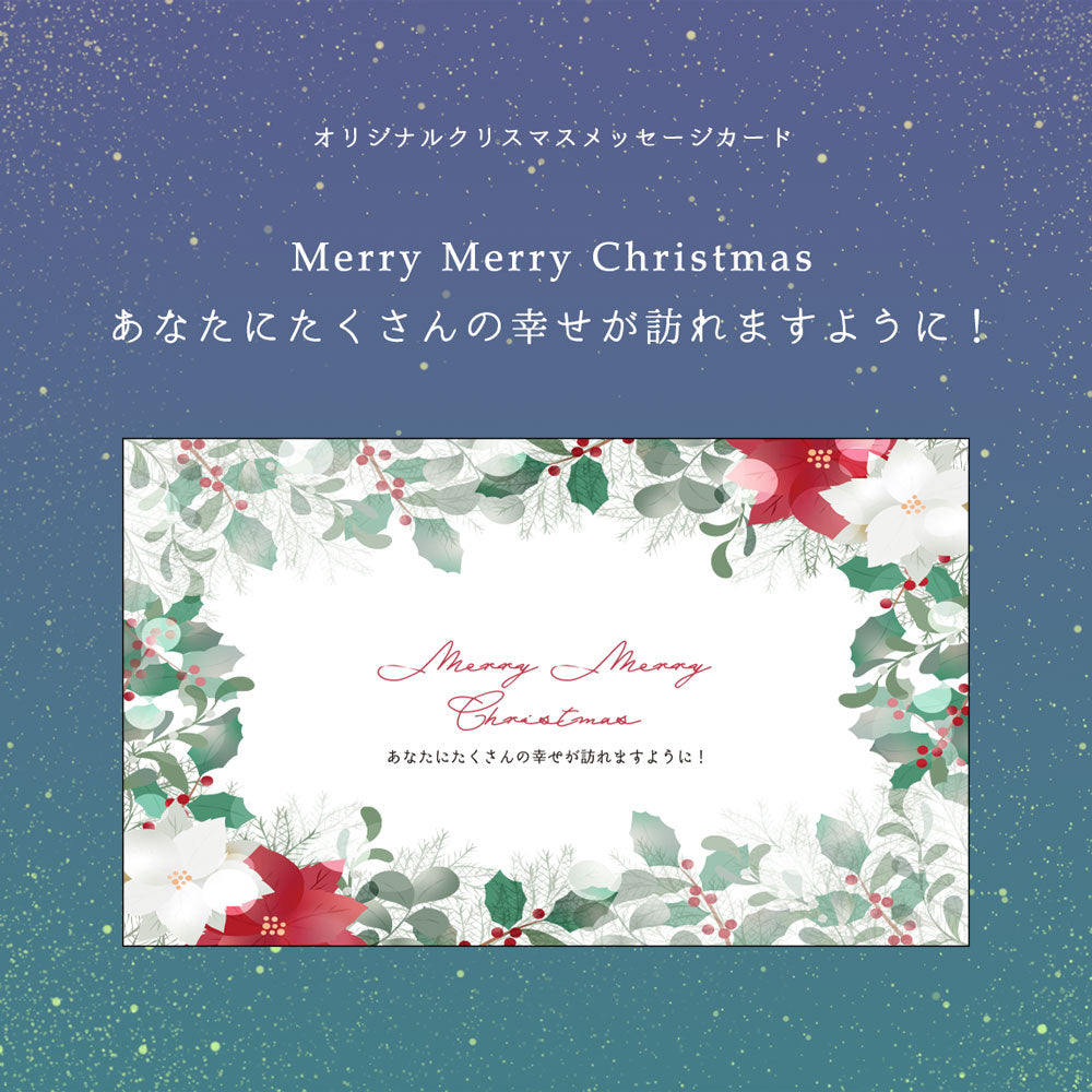 【ギフトラッピング】クリスマス限定 リボン掛け&ショップバッグ&クリスマスカード