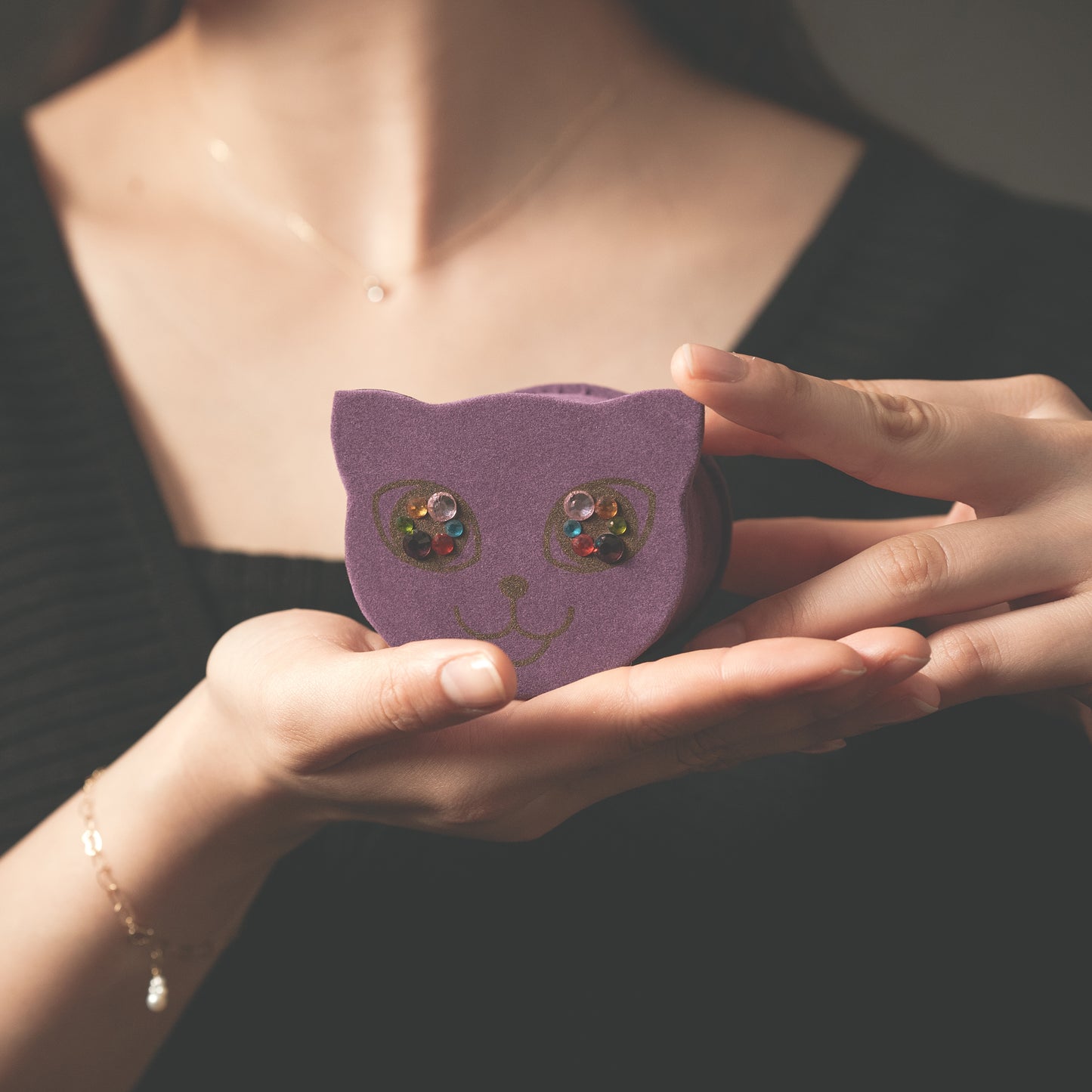 【ギフトラッピング】ネコ型ギフトボックス&ショップバッグ