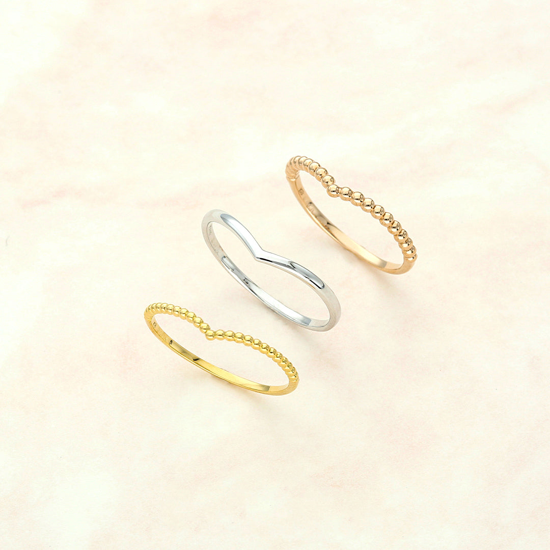 【受注生産】K18WG ピンキーリング|96-2060