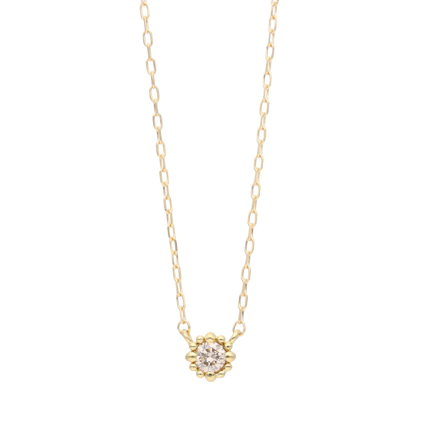 K18 ダイヤモンド 0.08ct ネックレス | 63-3325