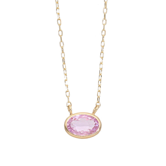 K10  クンツァイト ネックレス|63-3800