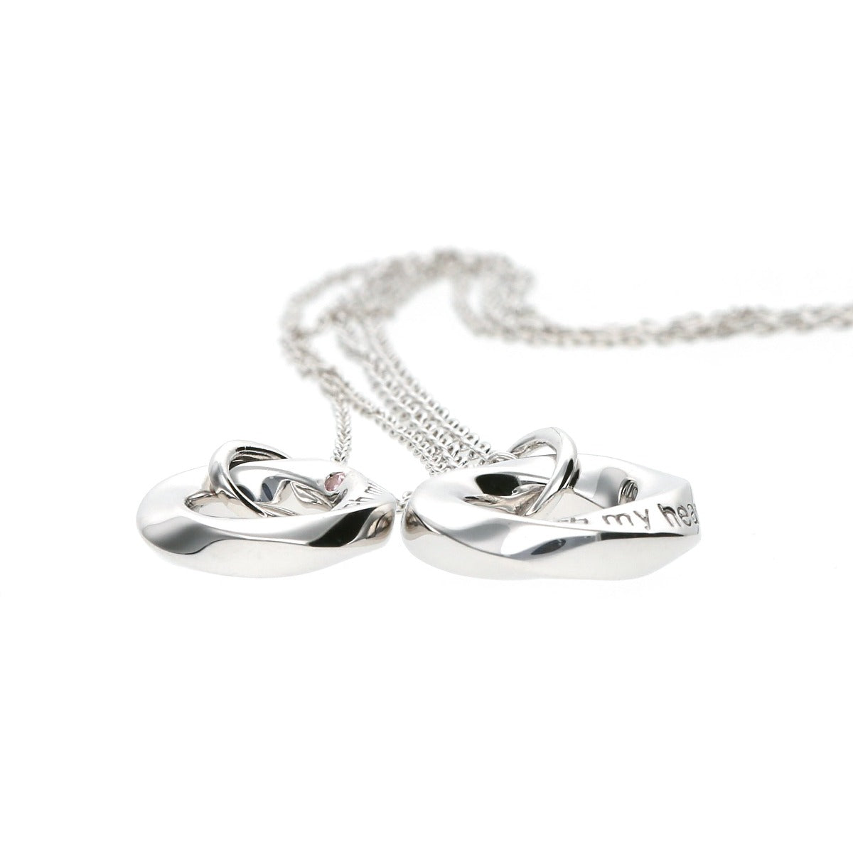 ラブメッセージラインペアネックレス Men's & Lady's set 95-2248-2249 - L&Co.