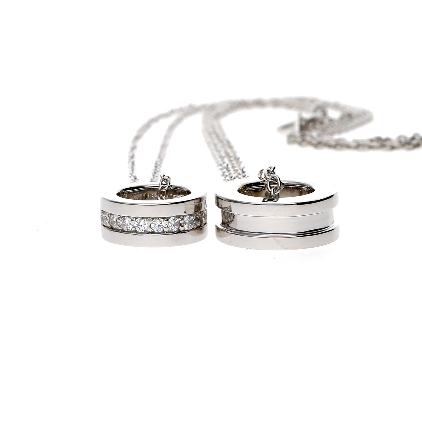 シンプルリングペアネックレス Men's & Lady's(セット)95-2510-2511 - L&Co.