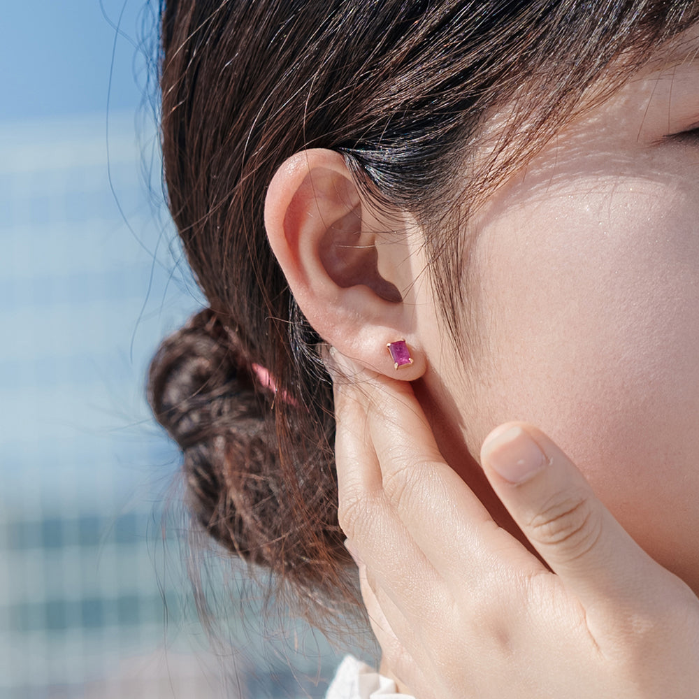 【受注生産】K10 誕生石 ピアス |43-8001-8015