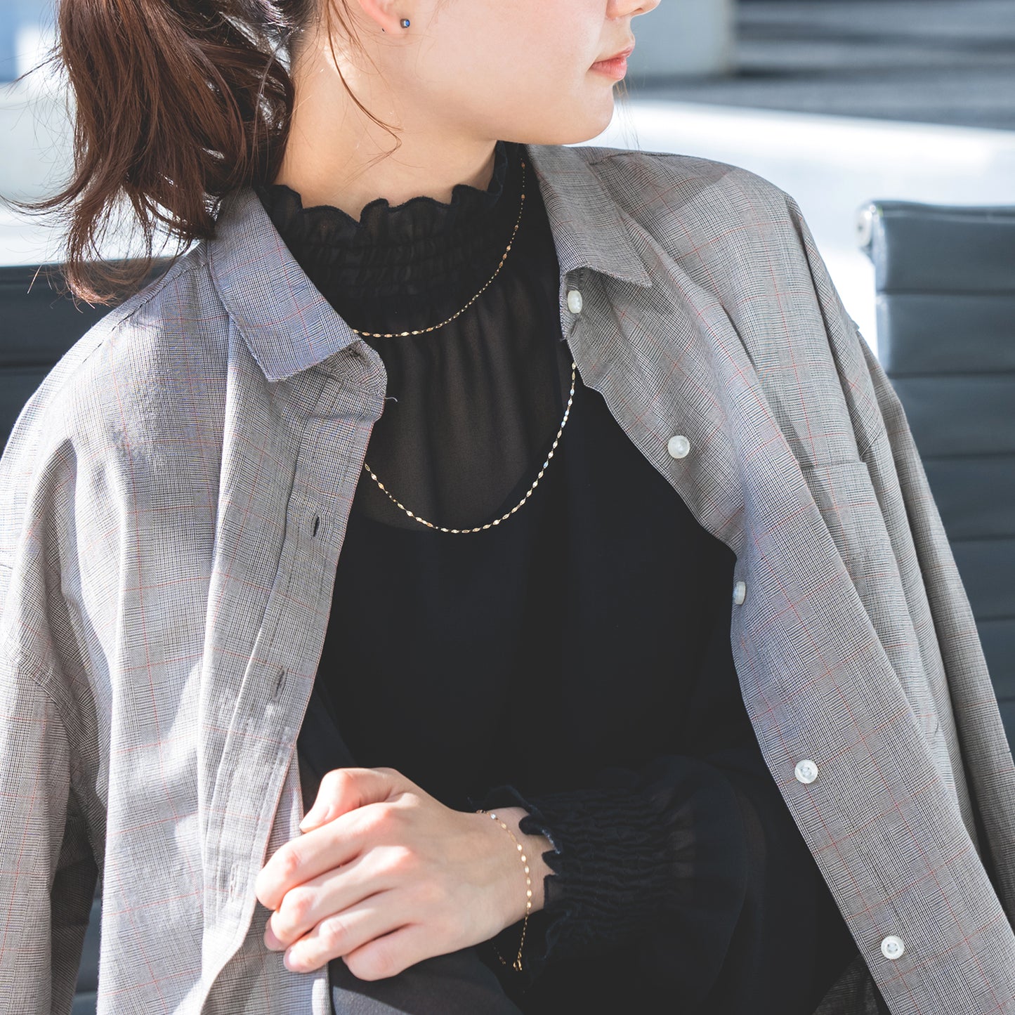 K18 チェーン ブレスレット|96-4053