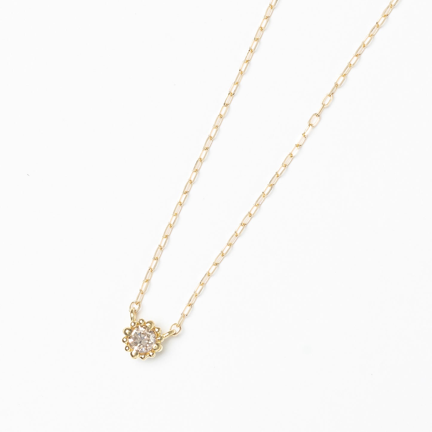 K18 ダイヤモンド 0.08ct ネックレス | 63-3325
