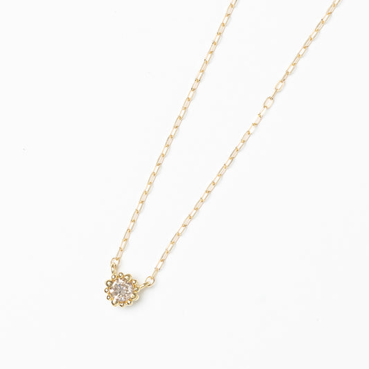 K18 ダイヤモンド 0.08ct  ネックレス | 63-3325