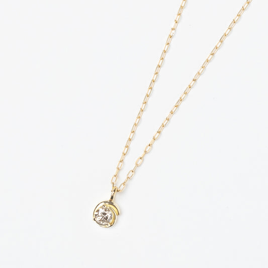 K18 ダイヤモンド 0.08ct  ネックレス | 63-3326