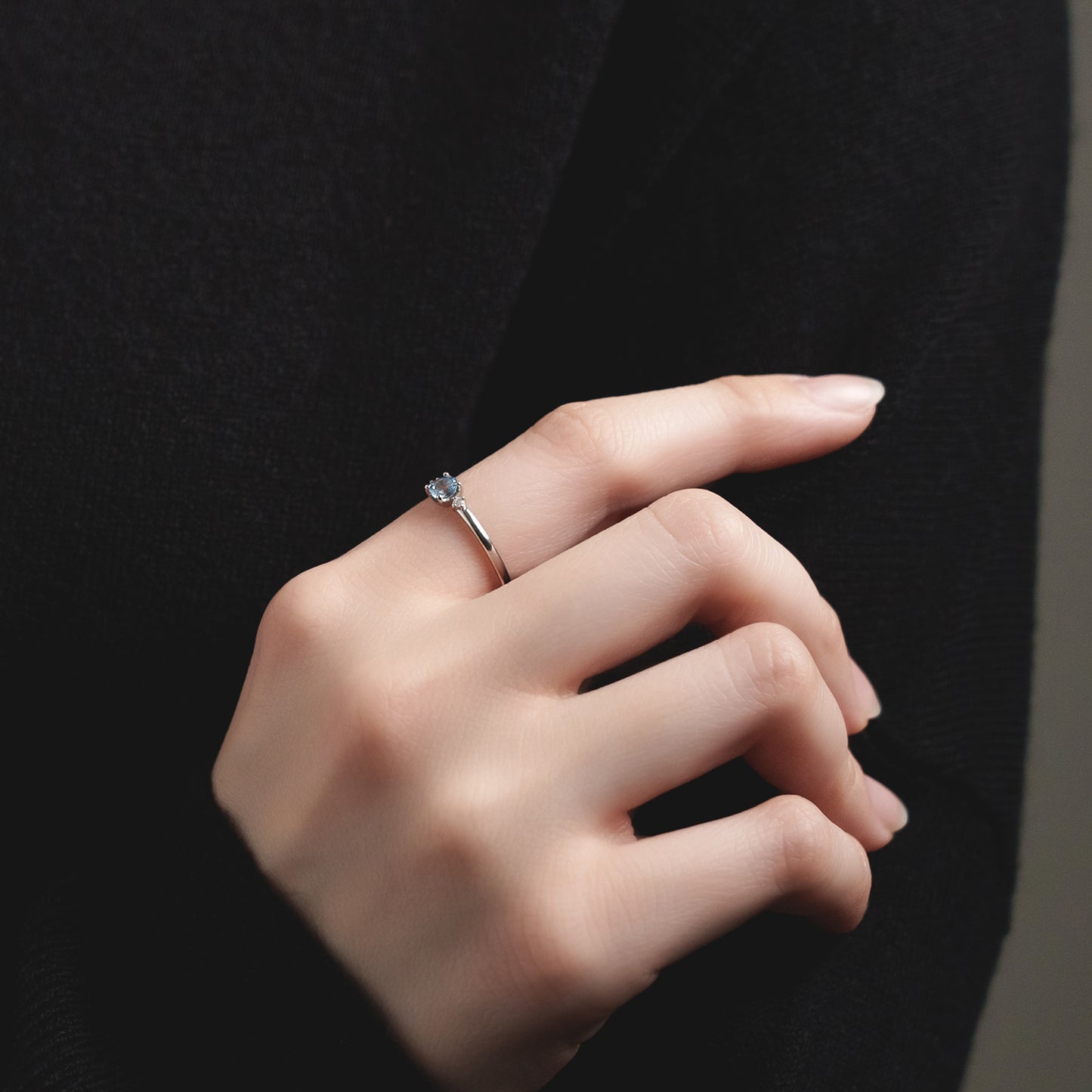 【受注生産】PT アクアマリン リング | 96-2229