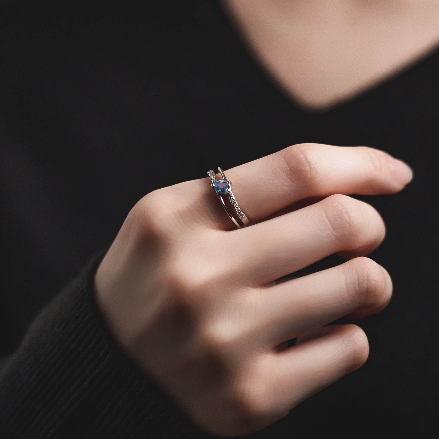 【受注生産】PT アクアマリン リング | 96-2228