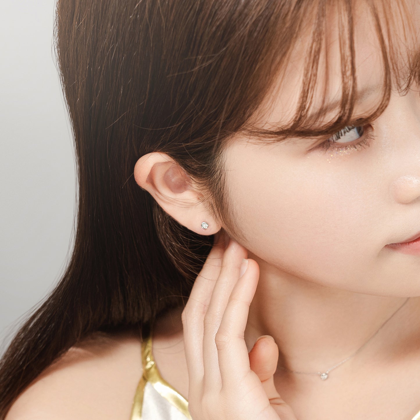 【受注生産】プラチナ ダイヤモンド0.10ct ピアス|96-3260