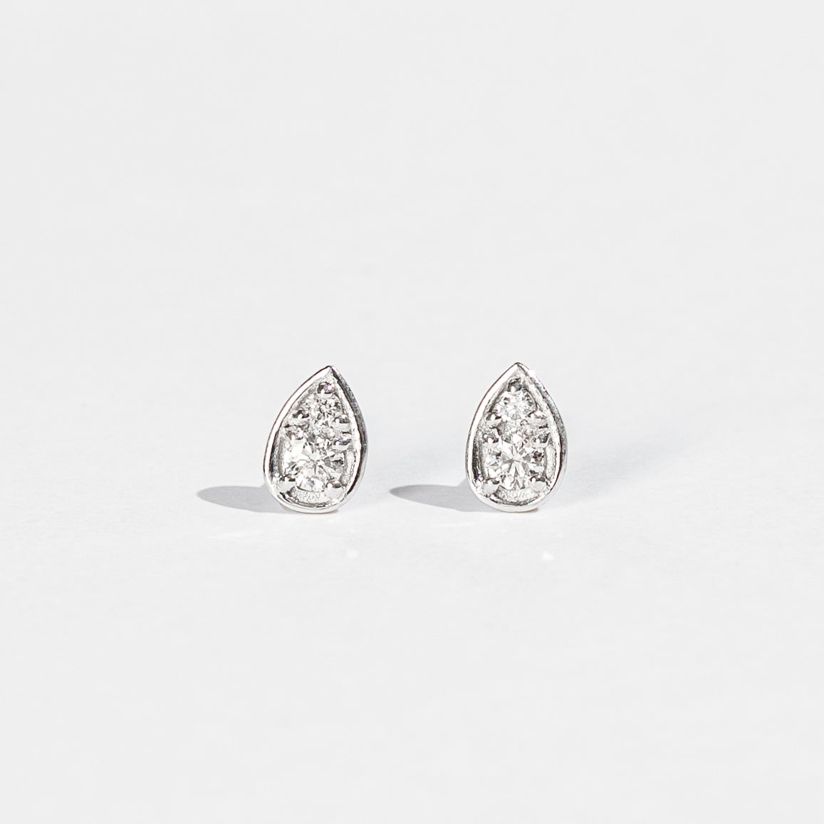 【受注生産】プラチナ ダイヤモンド0.12ct ピアス|96-3259