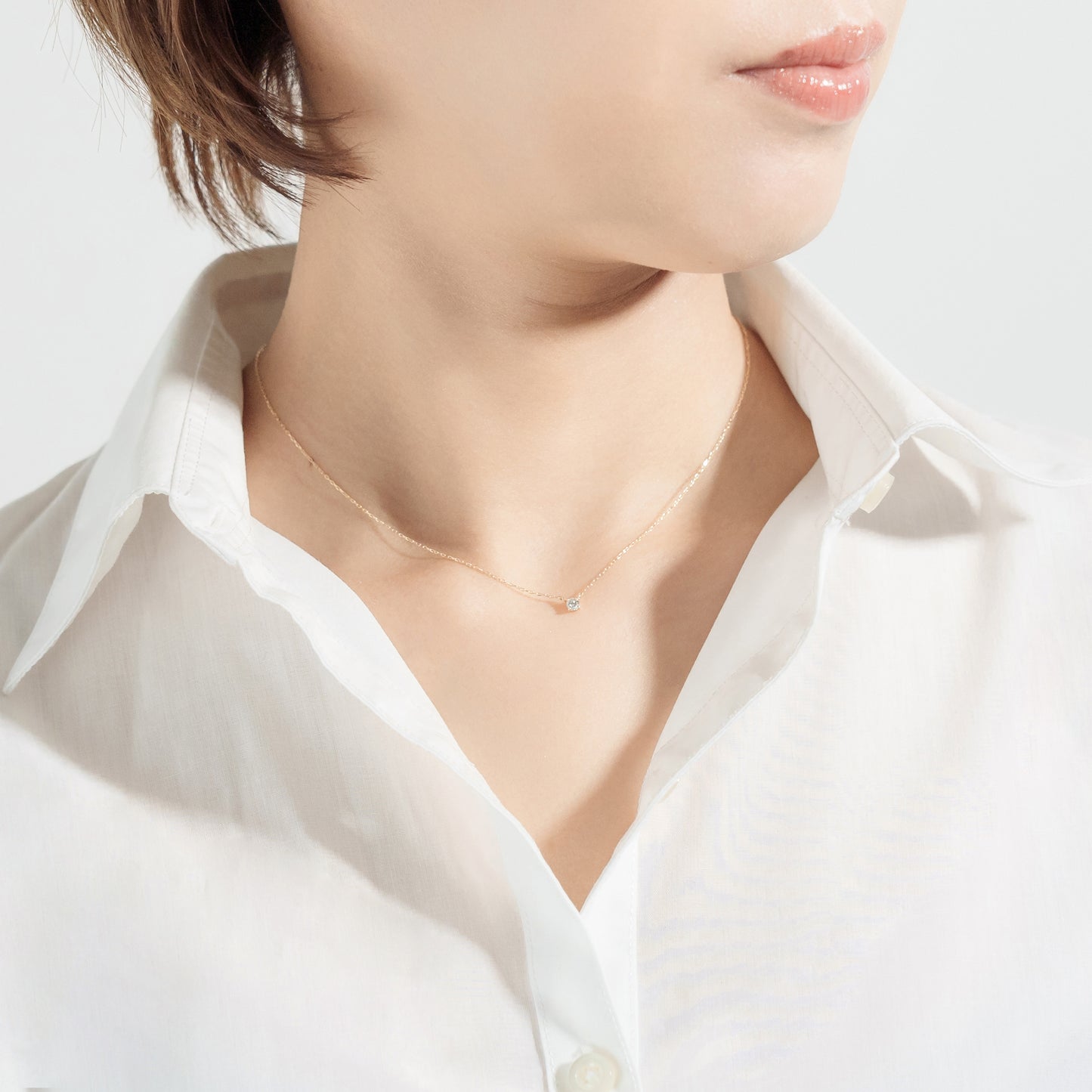 【受注生産】K18 ダイヤモンドネックレス|60-9304