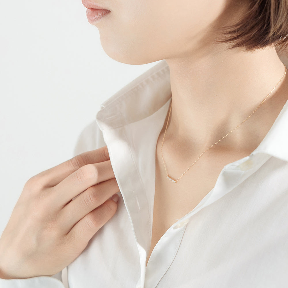 【受注生産】K18 ダイヤモンド ネックレス|60-9308