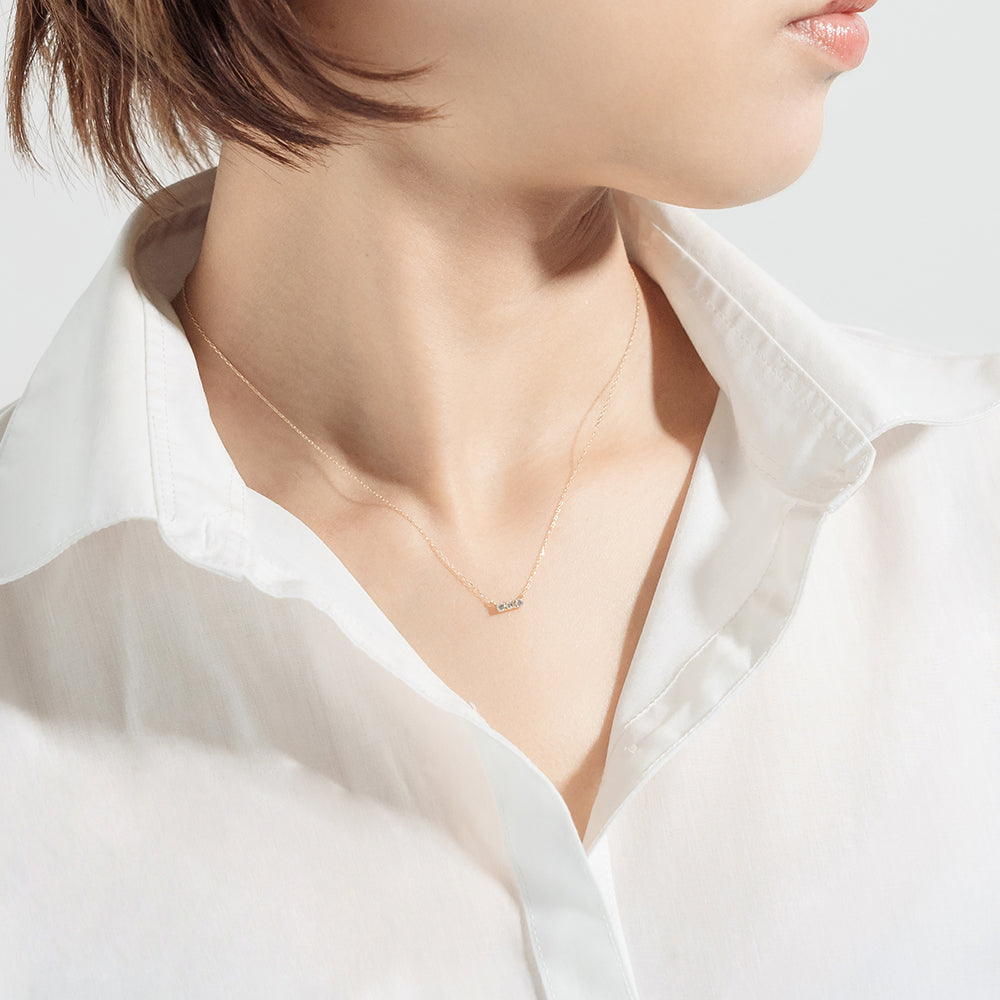 【受注生産】K18 ダイヤモンドネックレス|60-9306