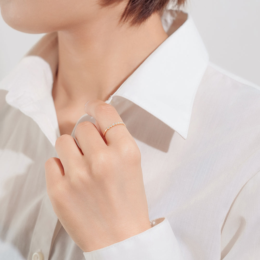 【受注生産】K18 ダイヤモンドリング|20-4501