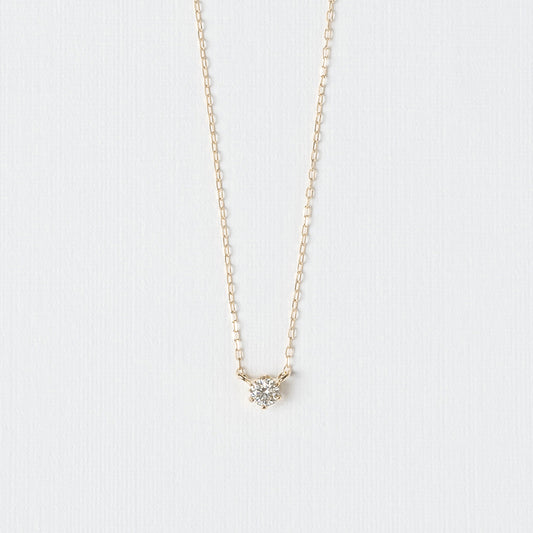 K18YG ダイヤモンド 0.10ct ネックレス |66-8977