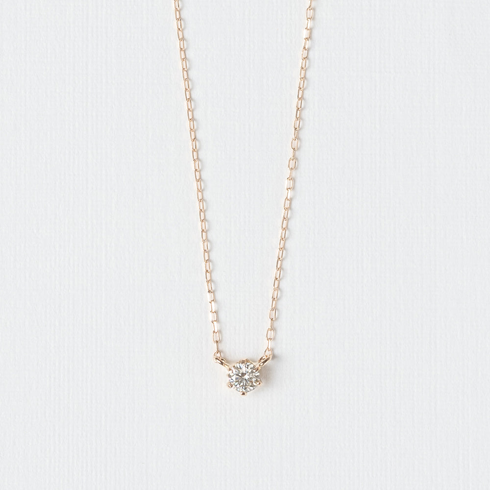 K18PG ダイヤモンド 0.10ct ネックレス |66-8978