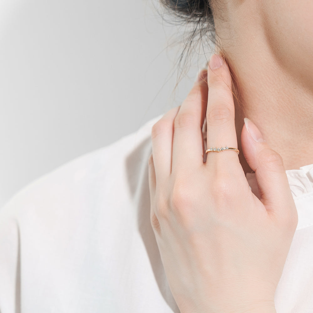 【受注生産】K18 ダイヤモンドリング|20-4518