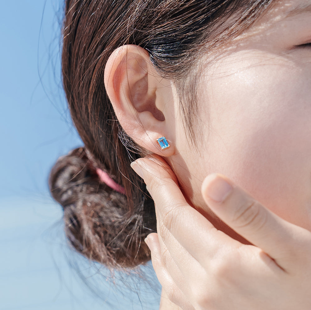 【受注生産】K10 誕生石 ピアス |43-8001-8015