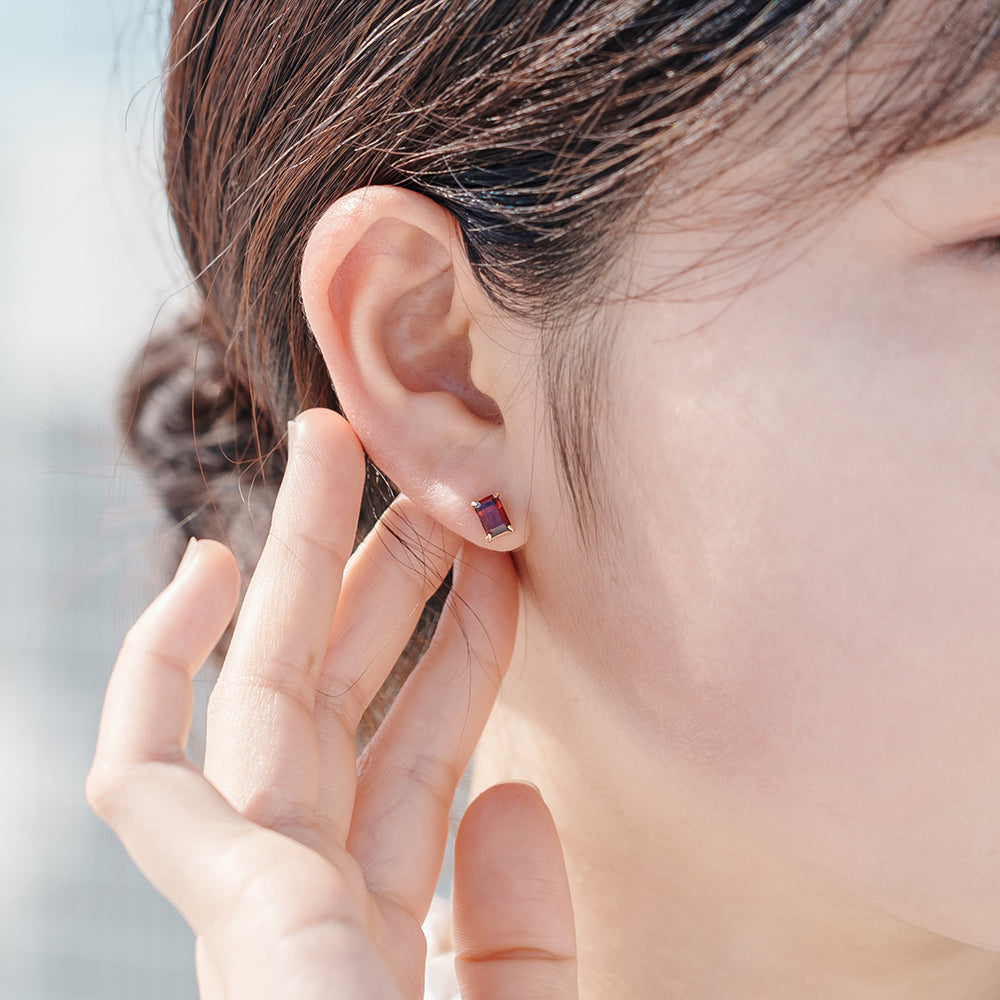 【受注生産】K10 誕生石 ピアス |43-8001-8015