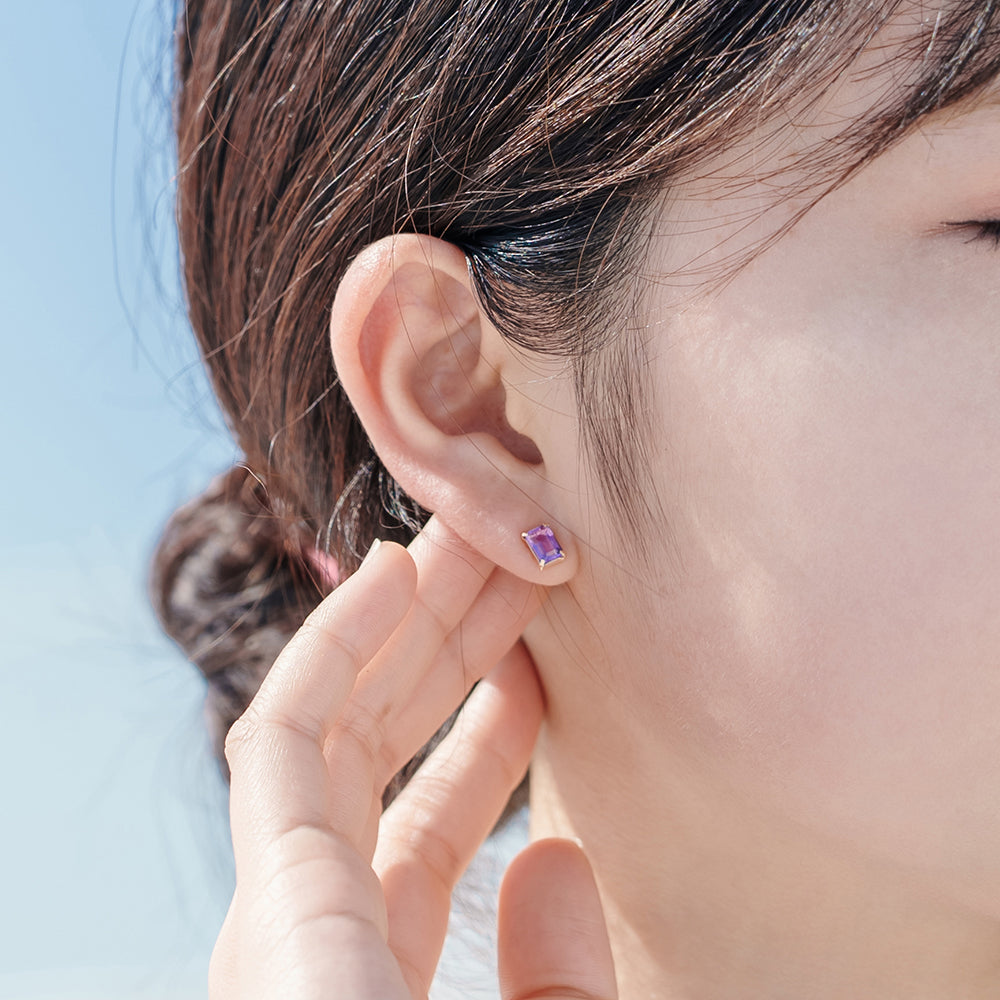 【受注生産】K10 誕生石 ピアス |43-8001-8015