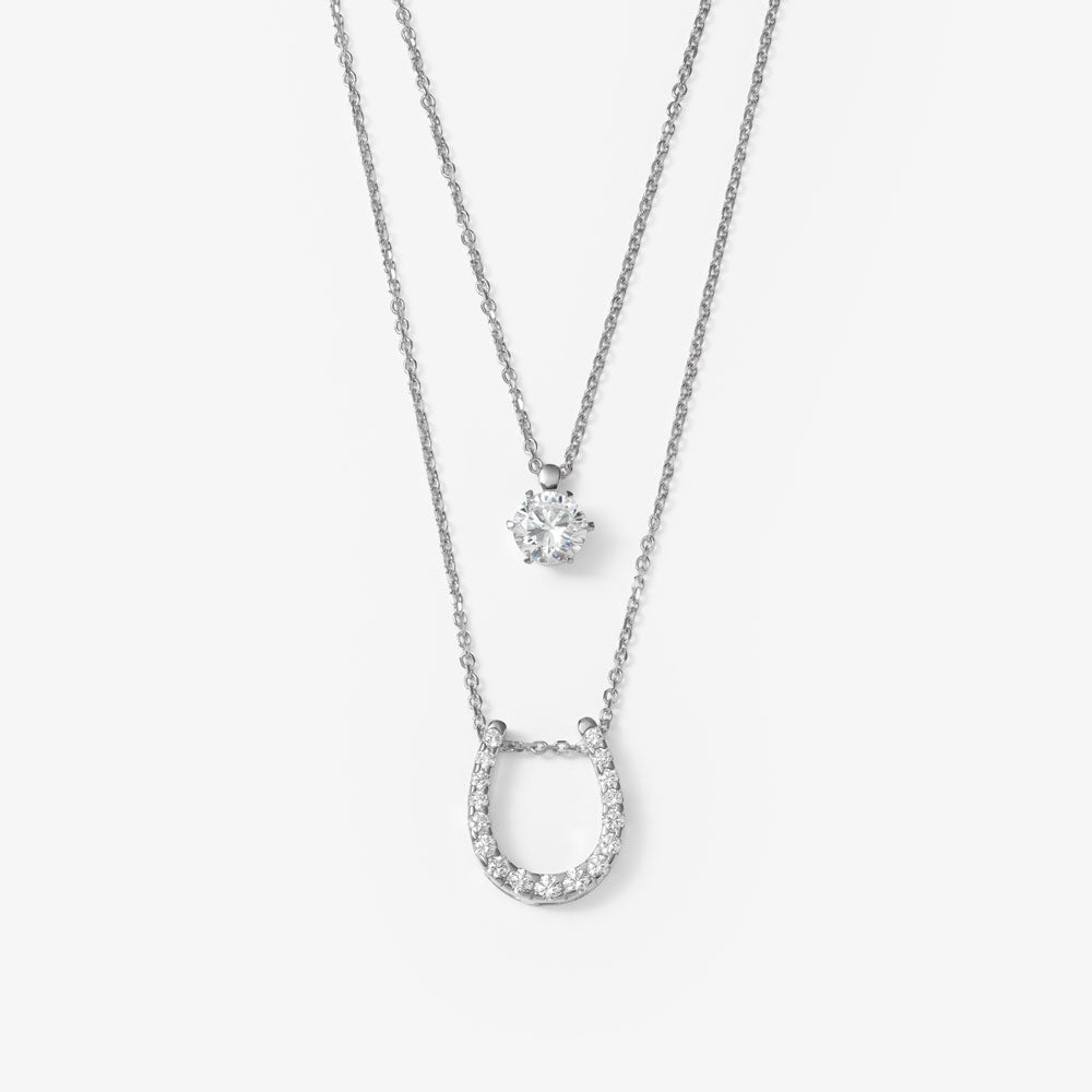 SV925 2連ネックレス（馬蹄） | 64-9380