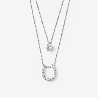 SV925 2連ネックレス（馬蹄） | 64-9380