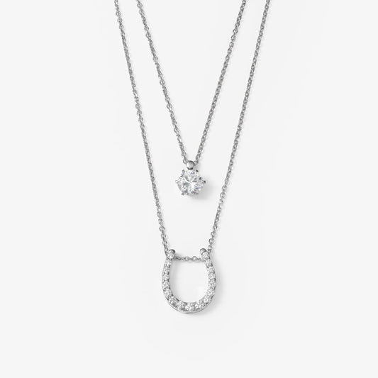 SV925 2連ネックレス（馬蹄） | 64-9380