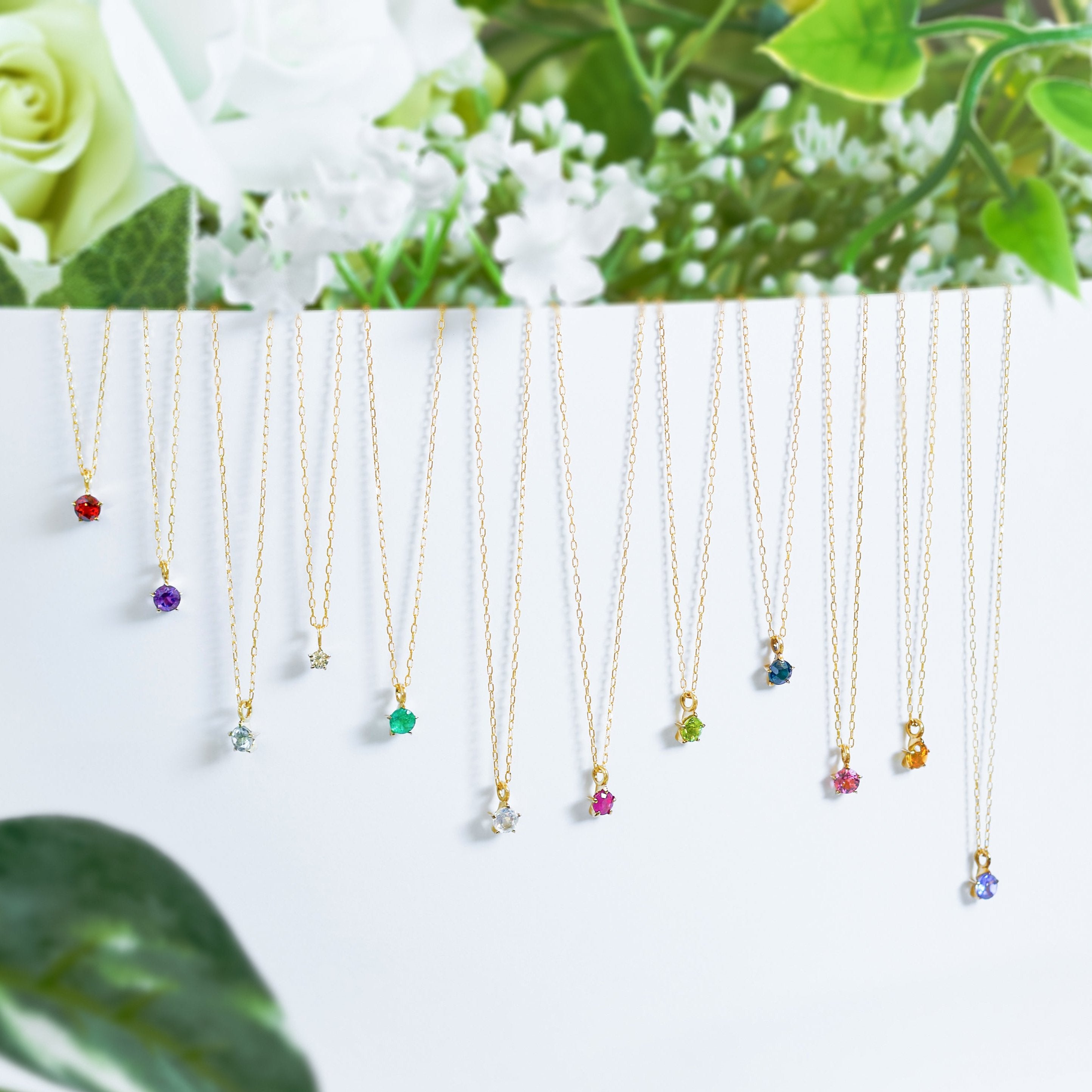 K10 Birthstone Necklace ｜60-8041-8052