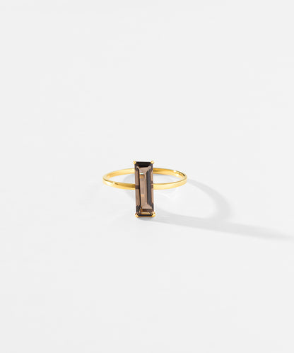 SV925 スモーキークォーツ リング｜96-2605