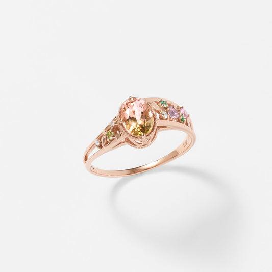 【受注生産】K18PG  桜 リング｜96ｰ2245