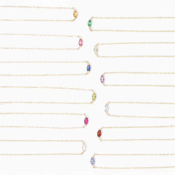 K10 誕生石 ネックレス