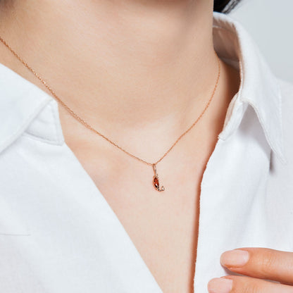 K10PG エビ ネックレス｜63-8835